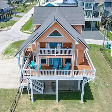 Villa Spring Break Specials! Front Row Views - Tiki Bar - Playground Bolivar Peninsula Exterior foto
