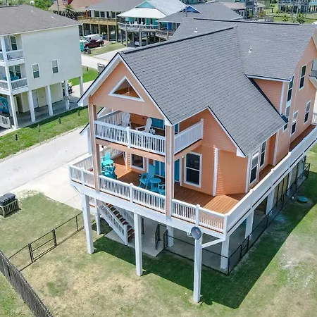Villa Spring Break Specials! Front Row Views - Tiki Bar - Playground Bolivar Peninsula Exterior foto
